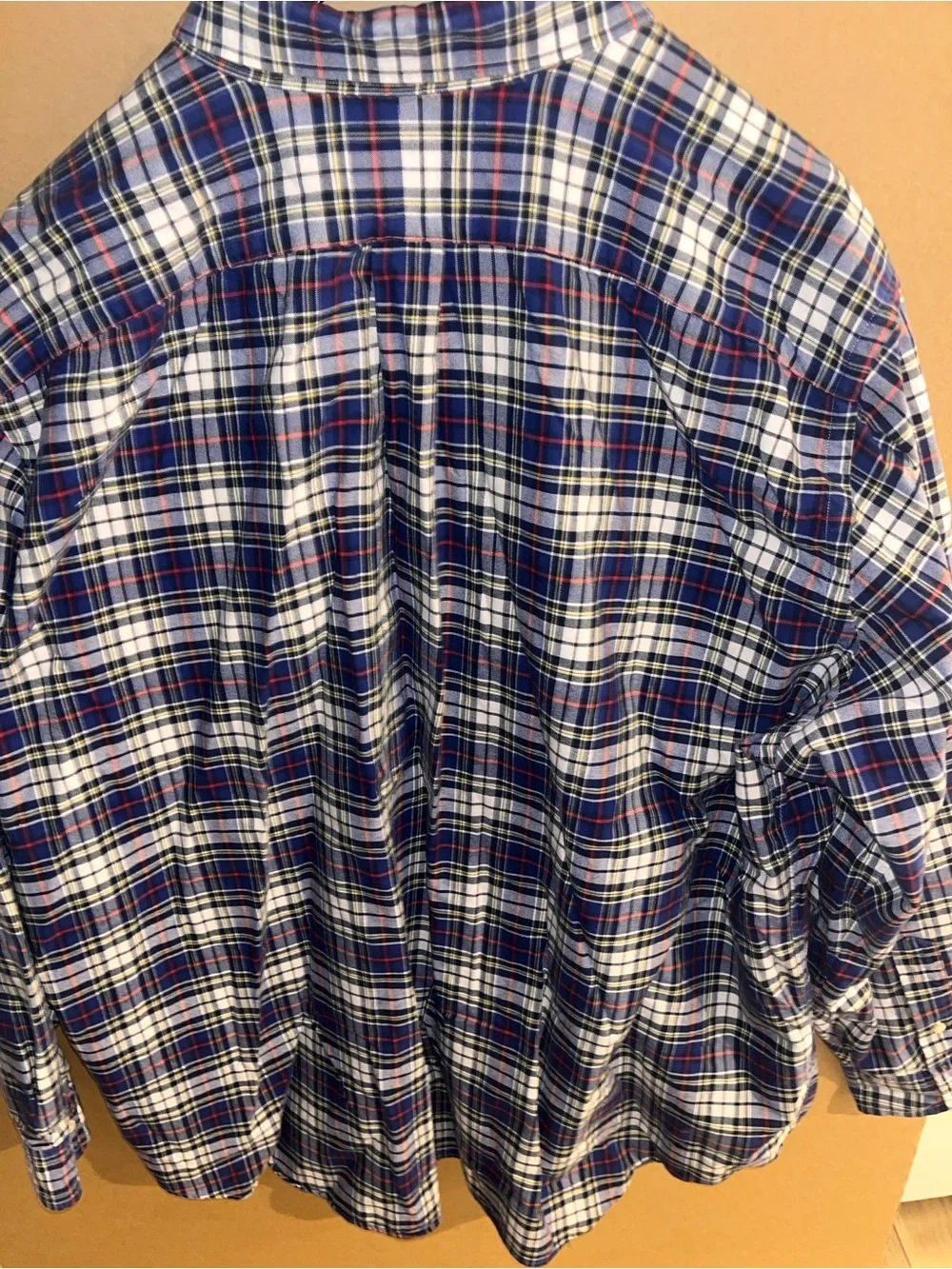 Polo Ralph Lauren Men’s Plaid XXXL 3XBig Classic Fit B/F Shirt Mint